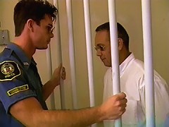 Officer opens the cell to get some head